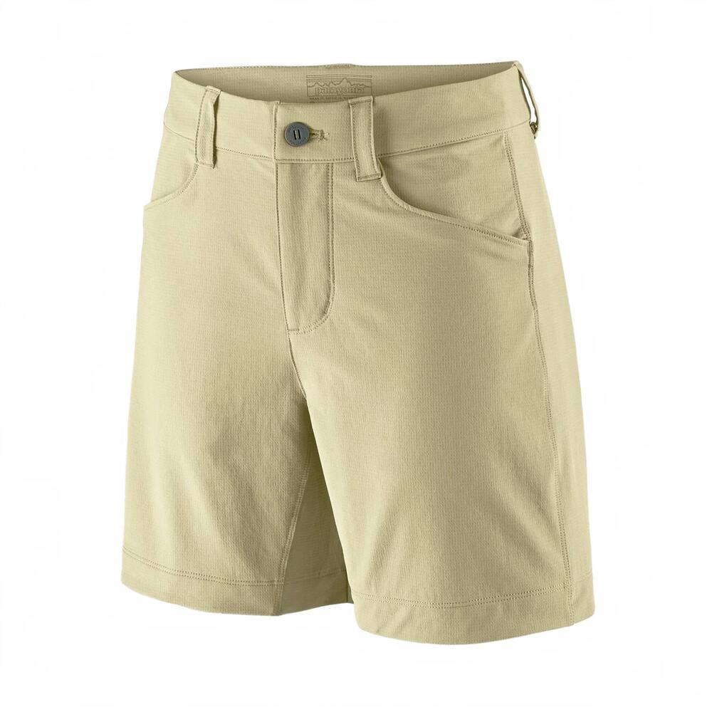 NEW PATAGONIA women's landfarer bike shorts in weathered stone